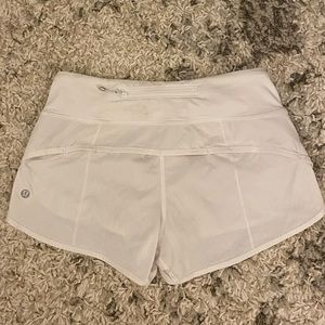 White Lululemon Shorts